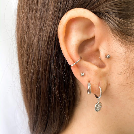 Ear Cuff Basic - Argent