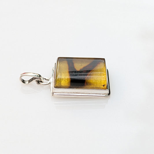 Solar Vein Pendant | Sterling Silver Baltic Silver | Tears of the Sun