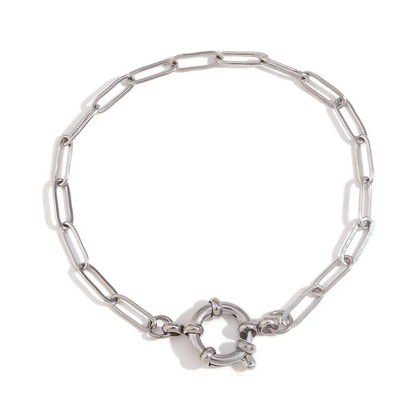 Vintage Edge O Chain Bracelet