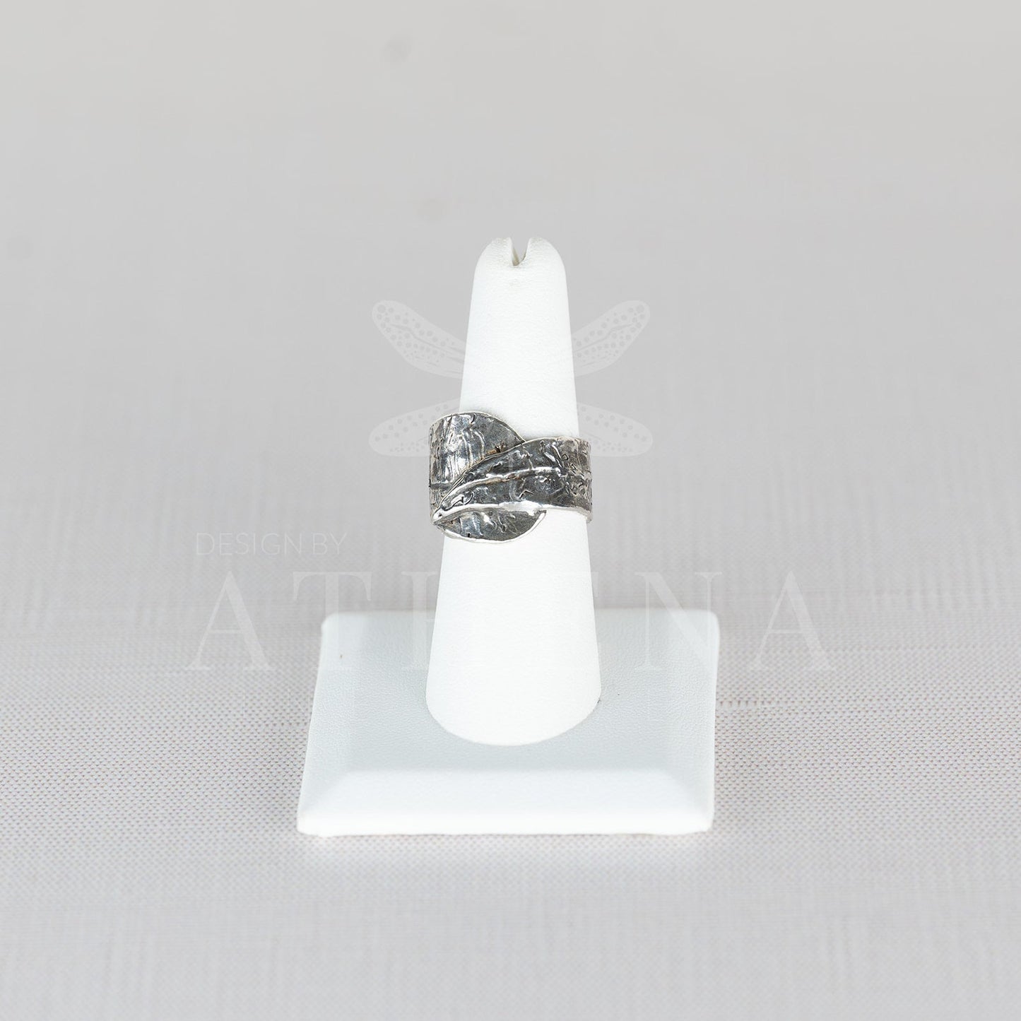 Croton Leaf Wrap Ring – Sterling Silver or 18K Gold (Made to Order) - The Captiva Collection