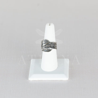 Croton Leaf Wrap Ring – Sterling Silver or 18K Gold (Made to Order) - The Captiva Collection