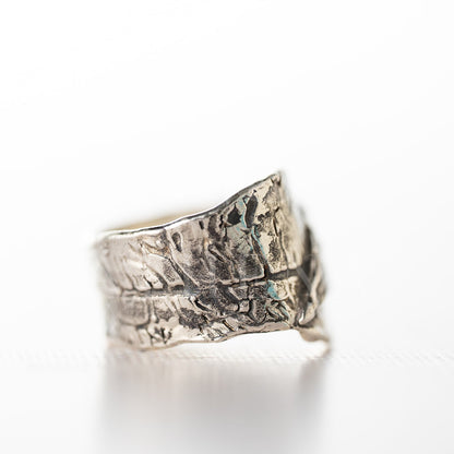 Croton Leaf Wrap Ring – Sterling Silver or 18K Gold (Made to Order) - The Captiva Collection