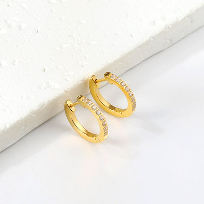 Diamond Radiance Round Earrings