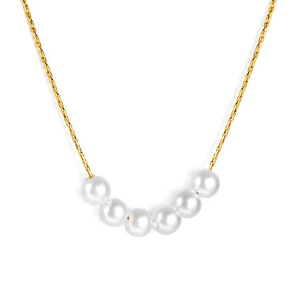 Six Pearl Cascade Pendant