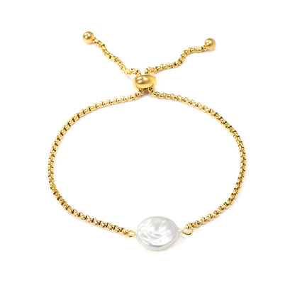Pearl & Gold Harmony Bracelet