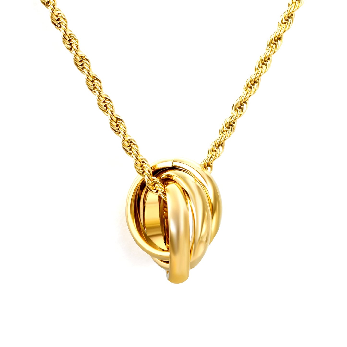 Twist & Shine Pendant Necklace