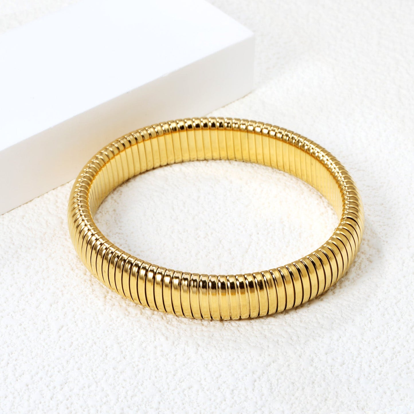 Gilded Grace Stretch Bangle