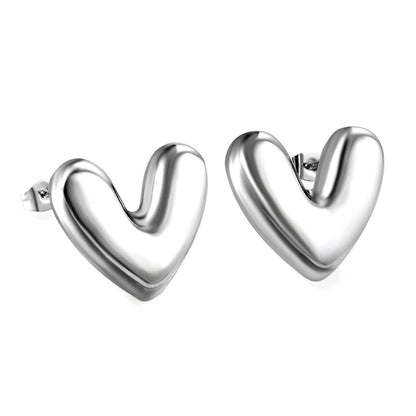 Classic Heart Studs