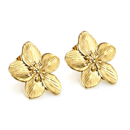 Peach Blossom Charm Earrings