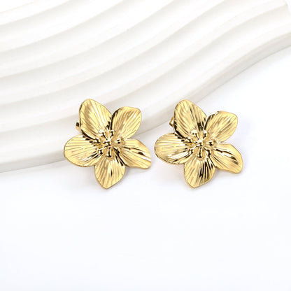Peach Blossom Charm Earrings