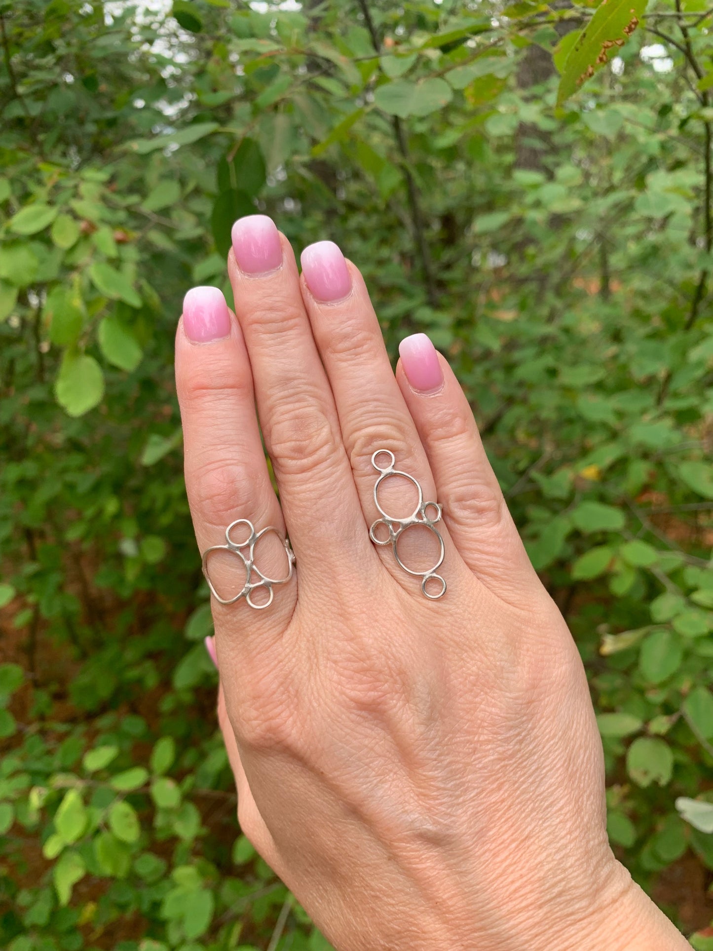 Open Circle Ring | Sterling Silver or 18K Gold | Circa | Handcrafted Geometric Statement Ring