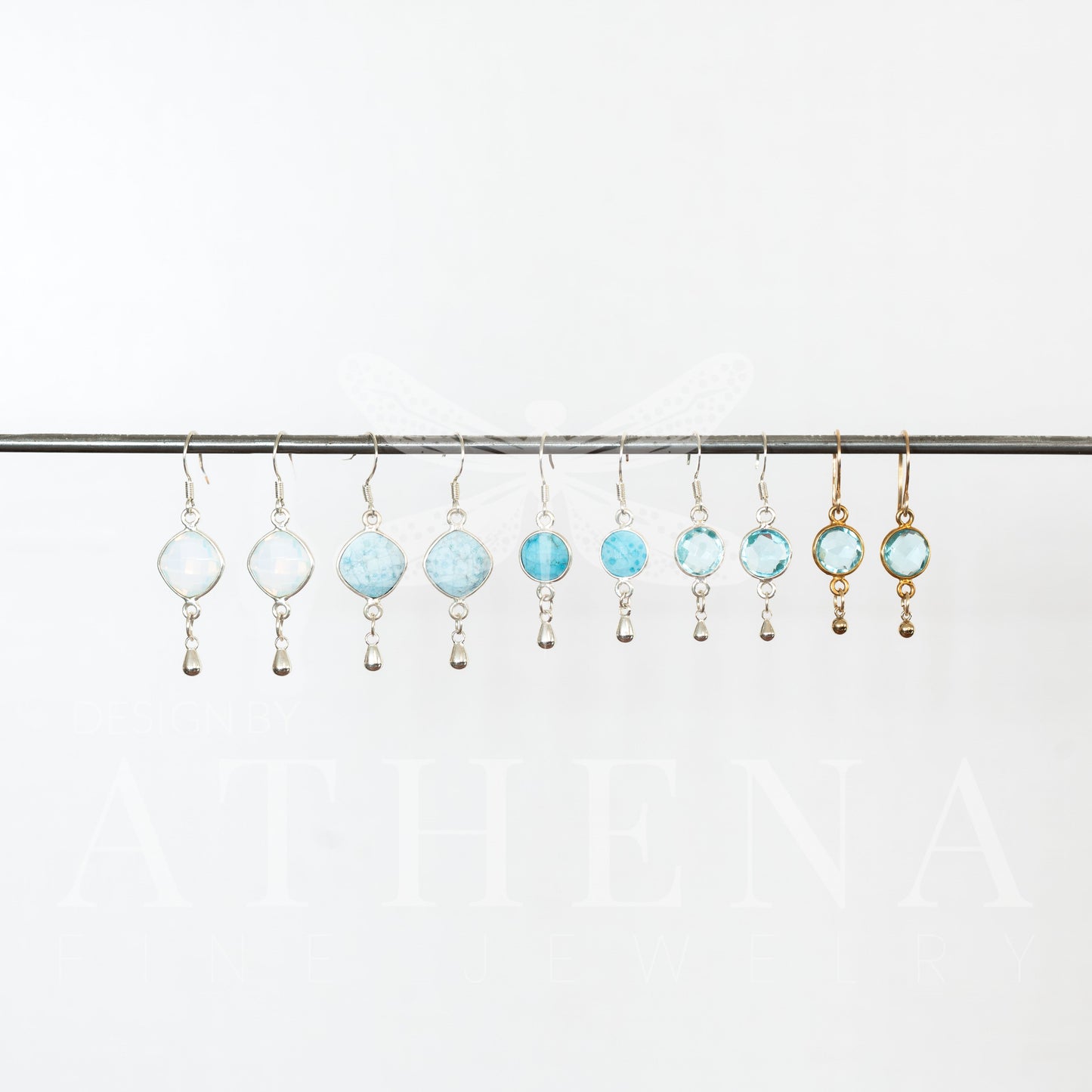 Opalite Earrings in Sterling Silver – Effortless Elegance for the Modern Woman