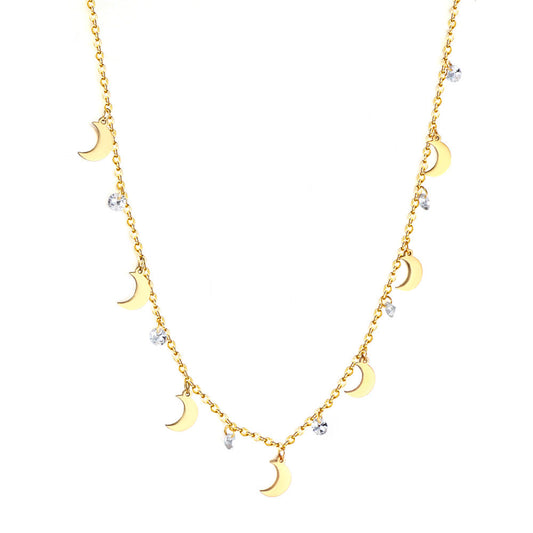 Seven Moons Diamond Necklace