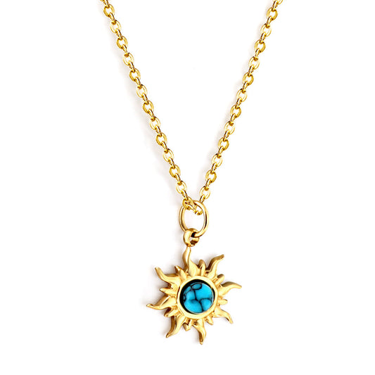Azure Bloom Pendant