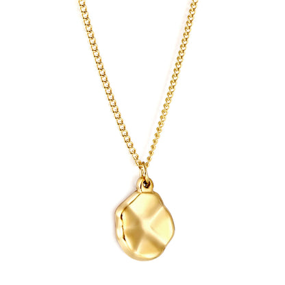 Textured Oval Pendant