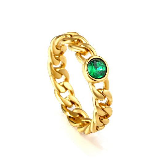 Contemporary Gold Band