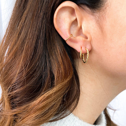 Ear Cuff Torsadé - Or