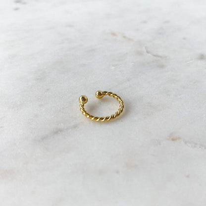 Ear Cuff Torsadé - Or