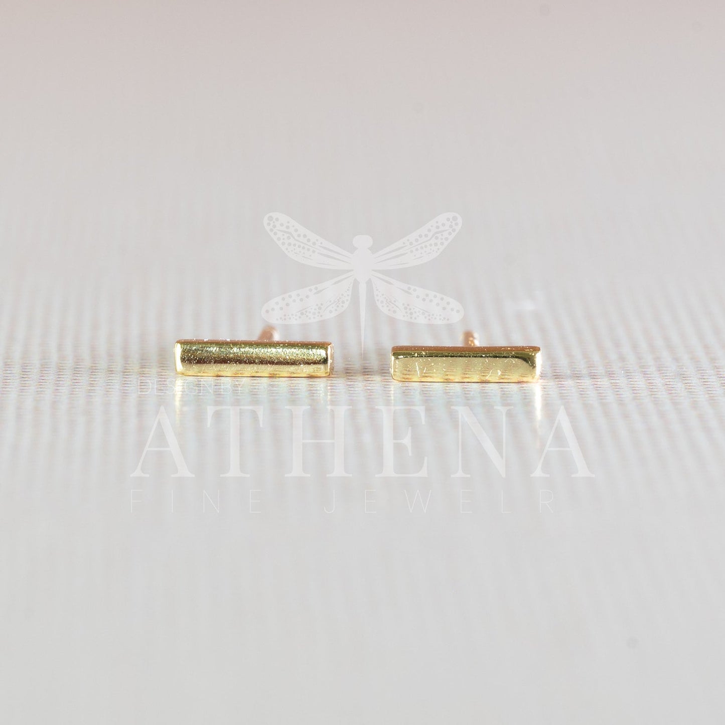 Sample Sale: Bar Stud Earrings in Sterling Silver
