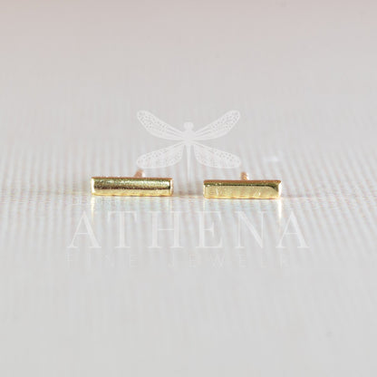 Sample Sale: Bar Stud Earrings in Sterling Silver