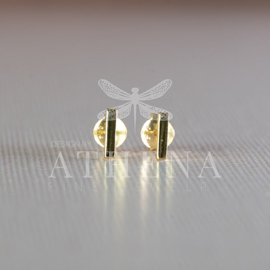 Sample Sale: Bar Stud Earrings in Sterling Silver