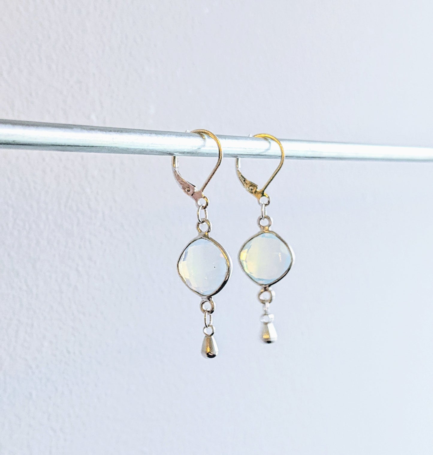 Opalite Earrings in Sterling Silver – Effortless Elegance for the Modern Woman
