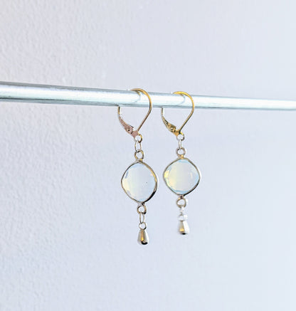 Opalite Earrings in Sterling Silver – Effortless Elegance for the Modern Woman