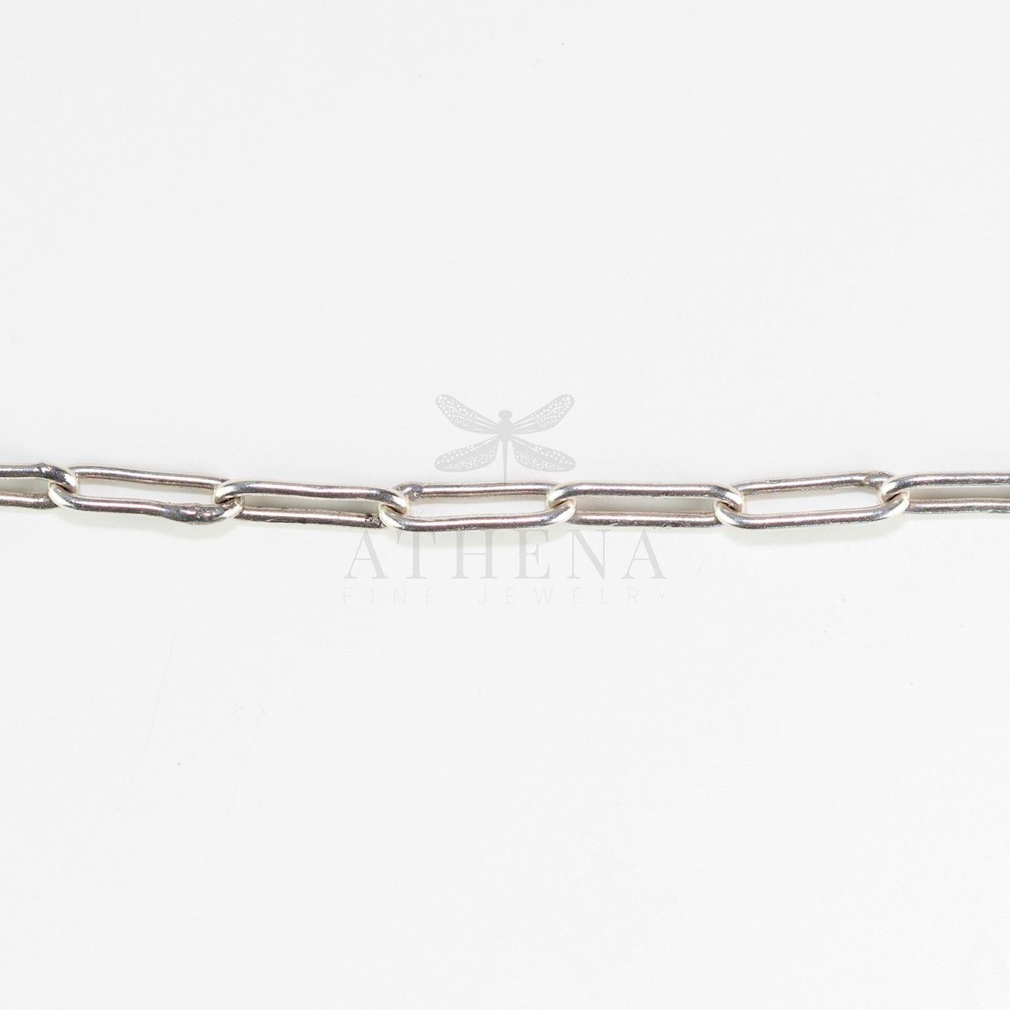 Athena’s Bold Link Anklet – Sterling Silver or 18K Yellow Gold | Handcrafted Paperclip Chain
