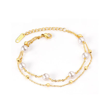 Pearl & Sphere Bangle