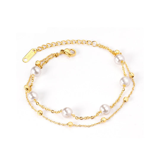 Pearl & Sphere Bangle
