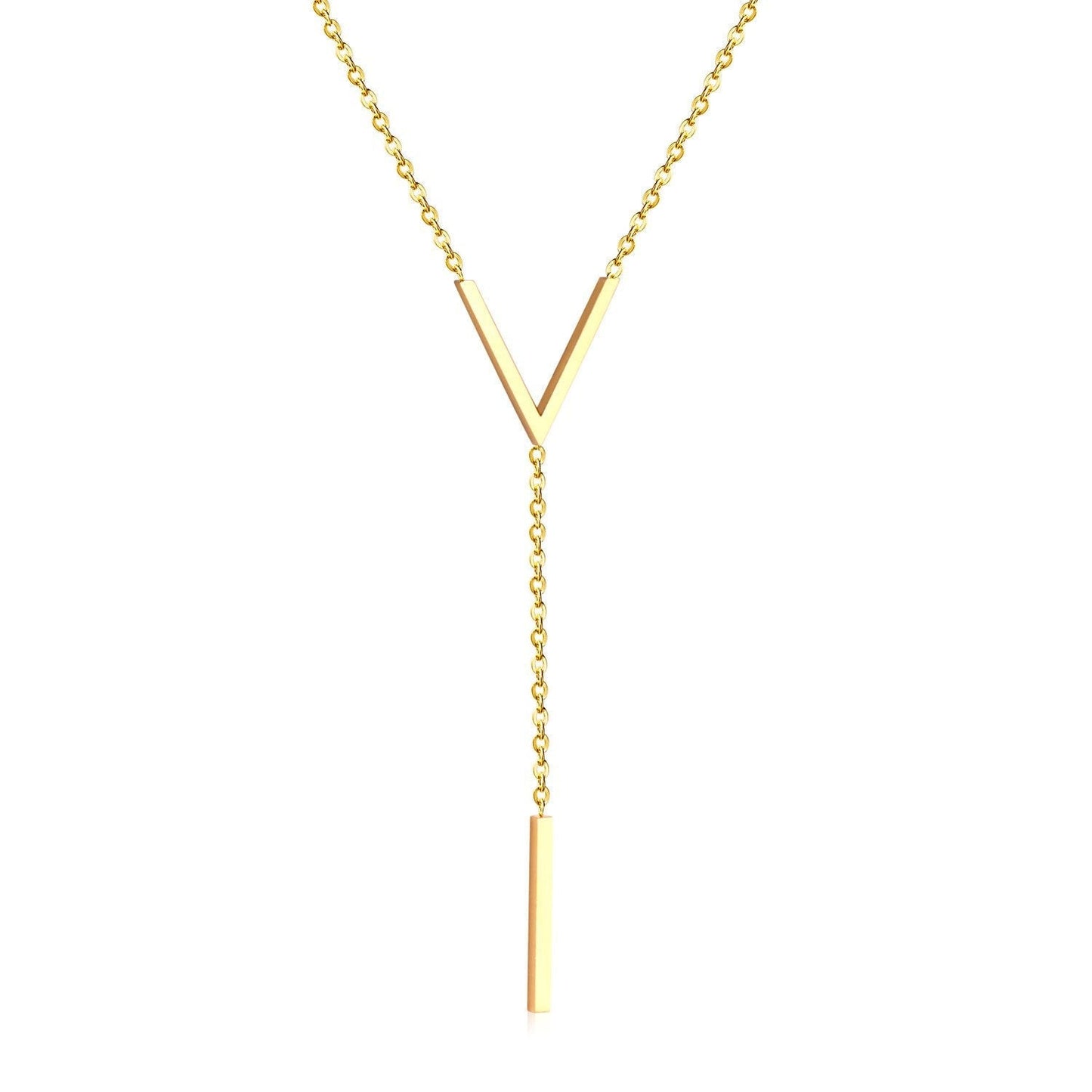 Geometric V-Link Choker