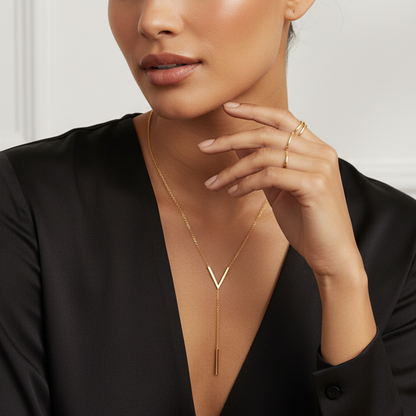 Geometric V-Link Choker