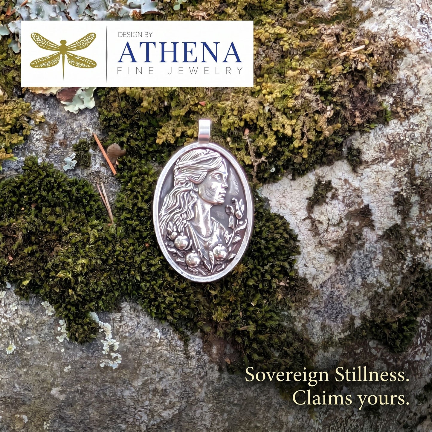 Hera Pendant – Queen of Olympus Medallion Necklace