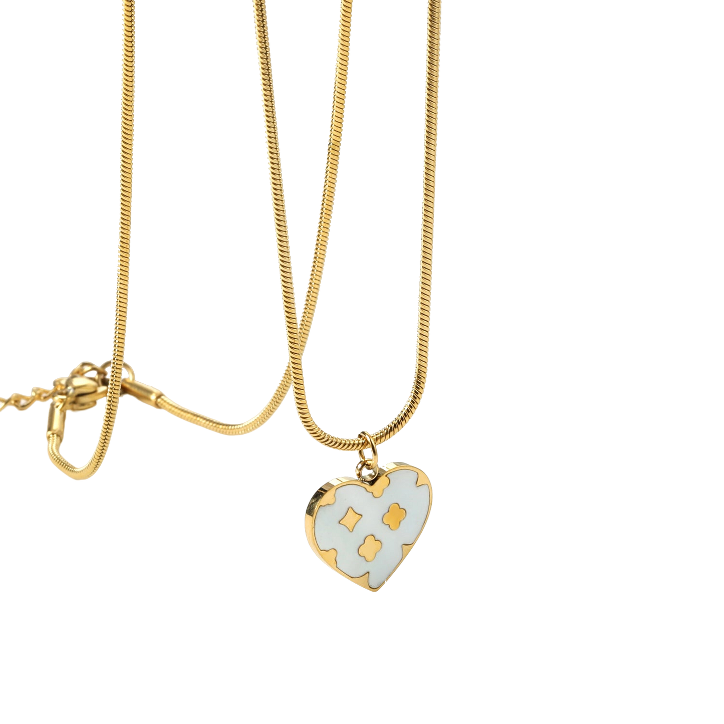 Lucky Heart Shell Pendant