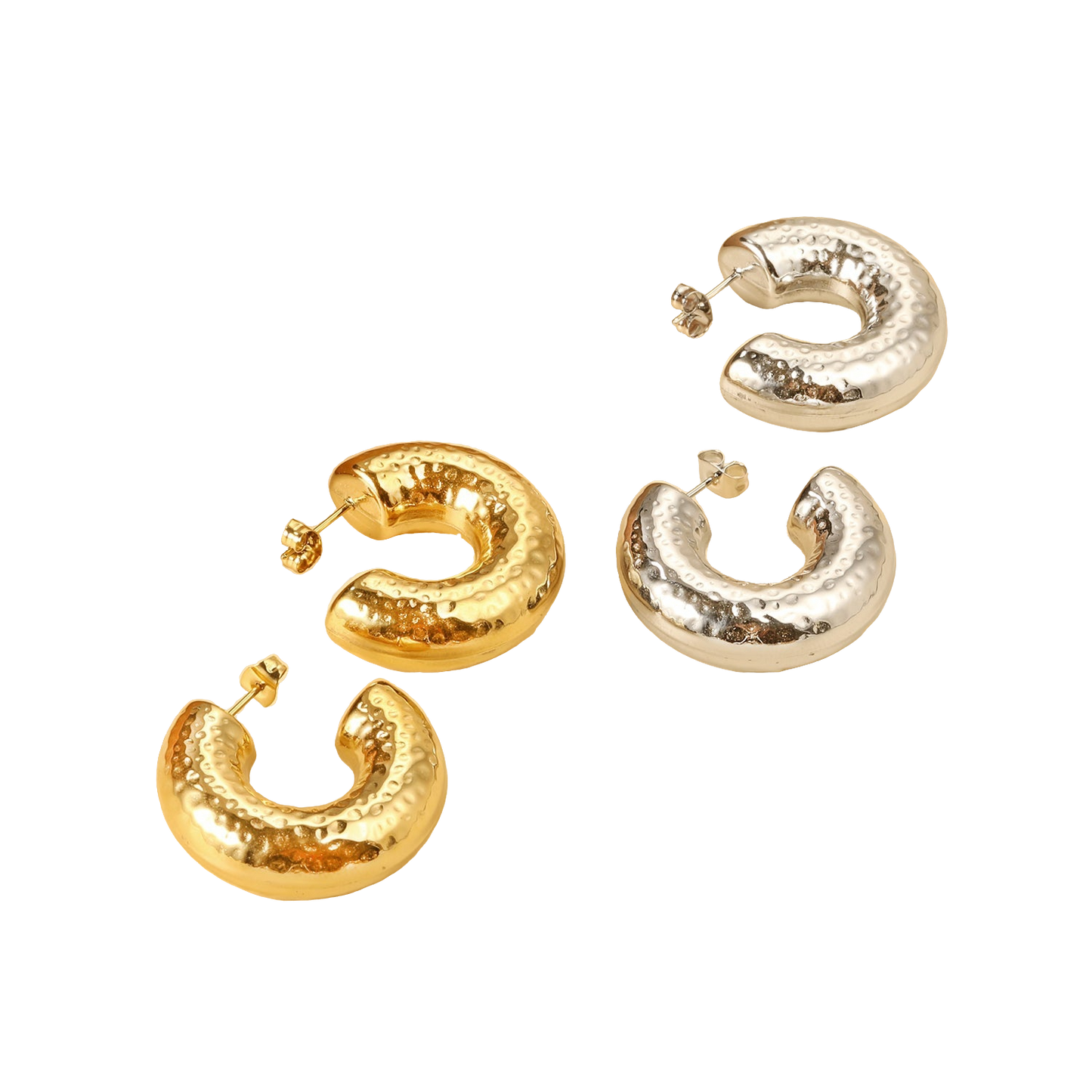 Textured C-Hoops