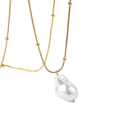 Sculptural Pearl Drop