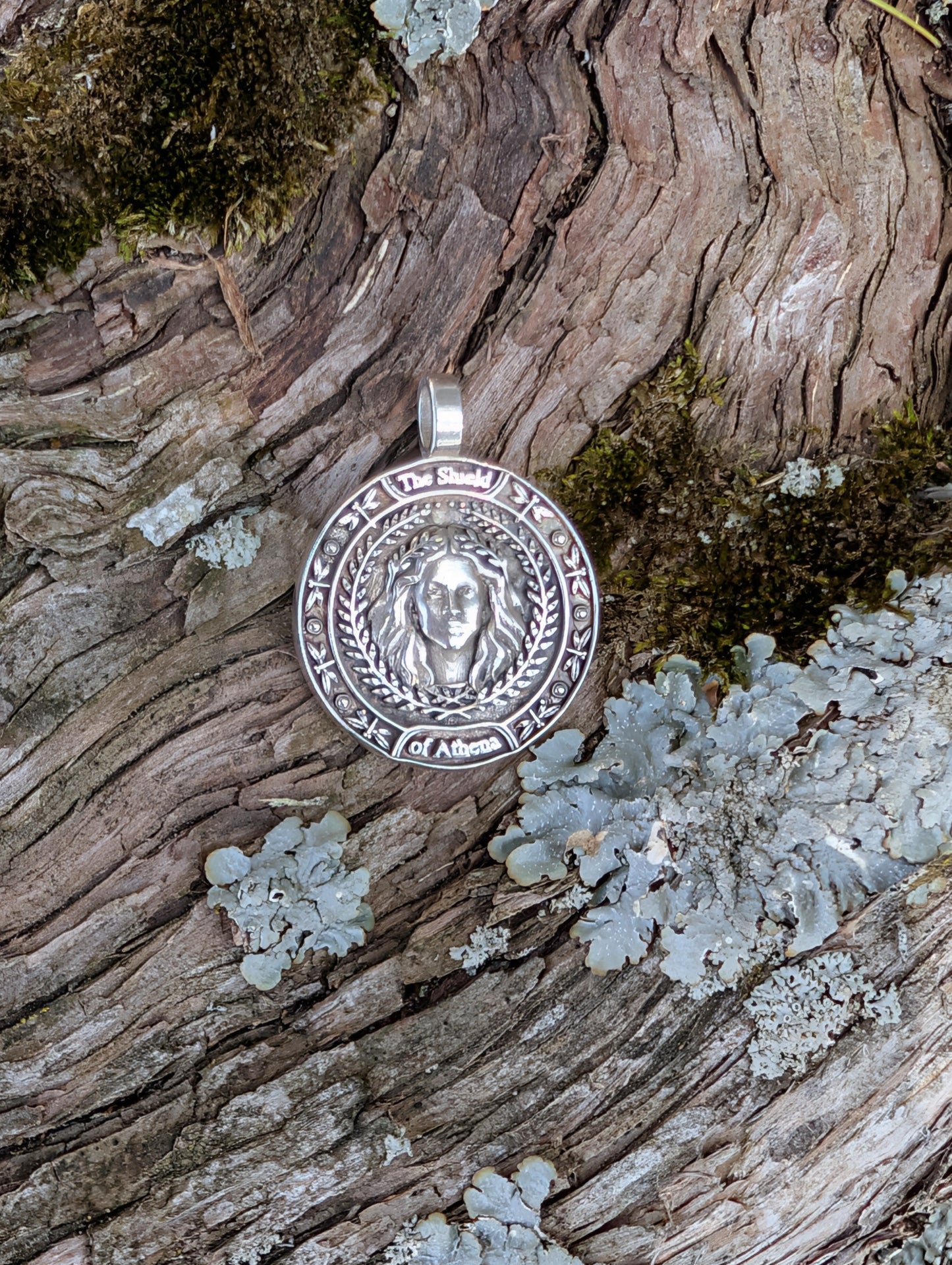 The Shield of Athena | Pendant | Made to Order | Sterling or Gold