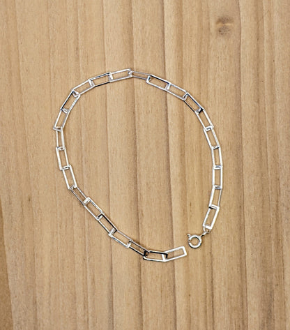 Lightweight Rectangle Link Bracelet